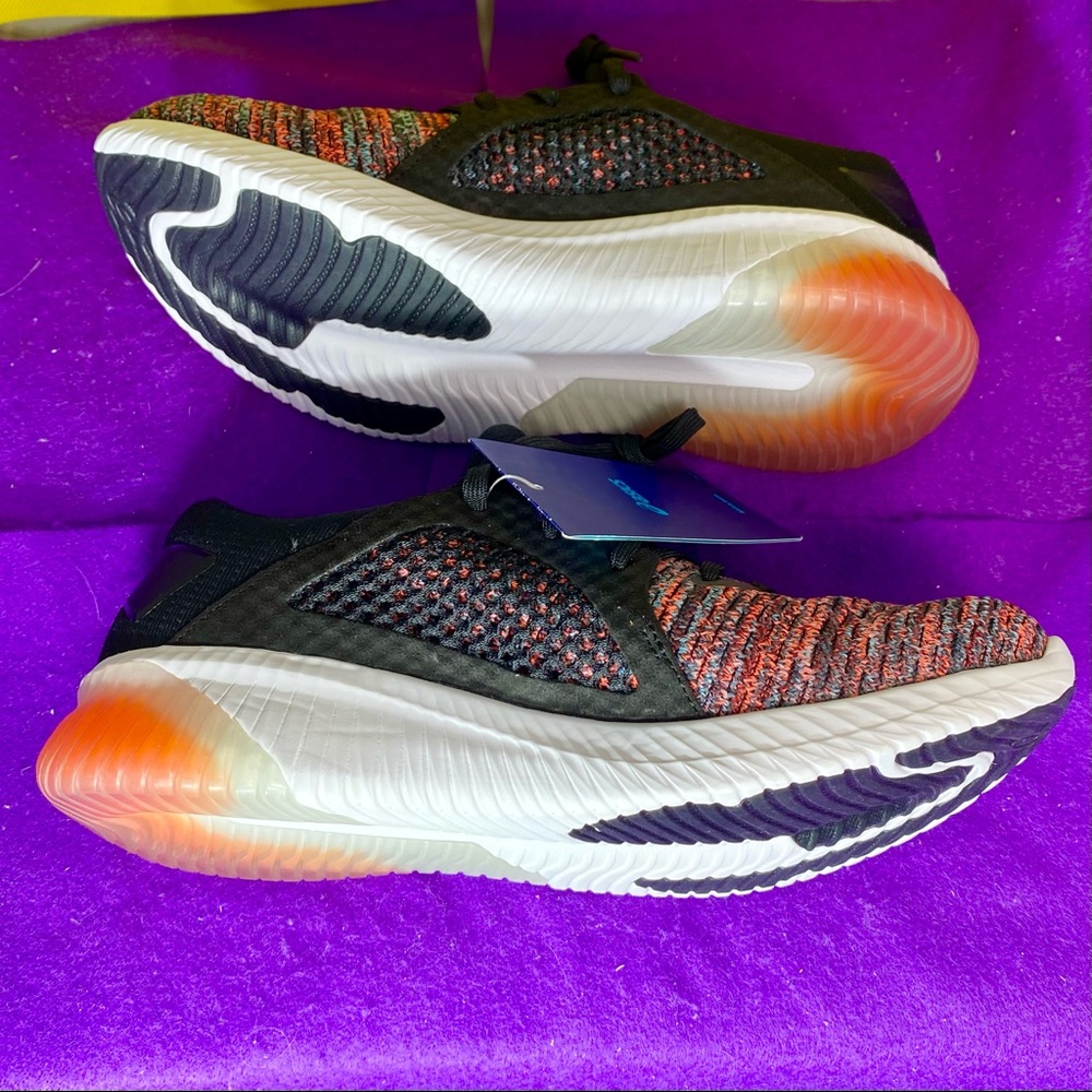 Asics Gel-Kenun Black Orange Running Shoes Sneakers T832N Men’s Size 7.5 New - Picture 6 of 10